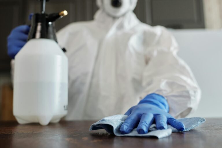 Hazmat suit cleaning - showcasing mess2miracles Crime scene cleanup in Brooklyn NY