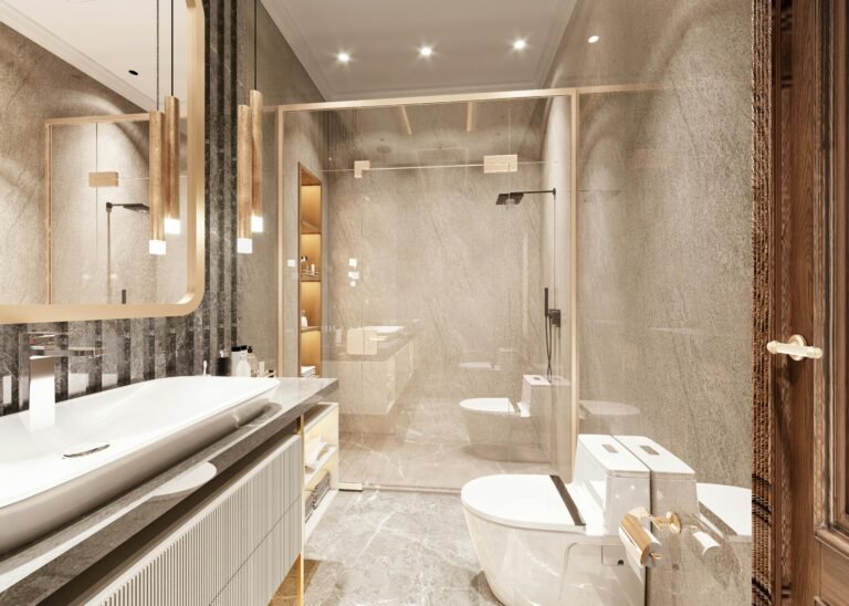 Immaculate bathroom representing Mess2Miracles cleaning services in Frisco, Texas.