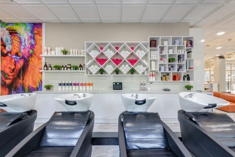 Pristine salon representing Mess2Miracles commercial cleaning services in Frisco, Texas.