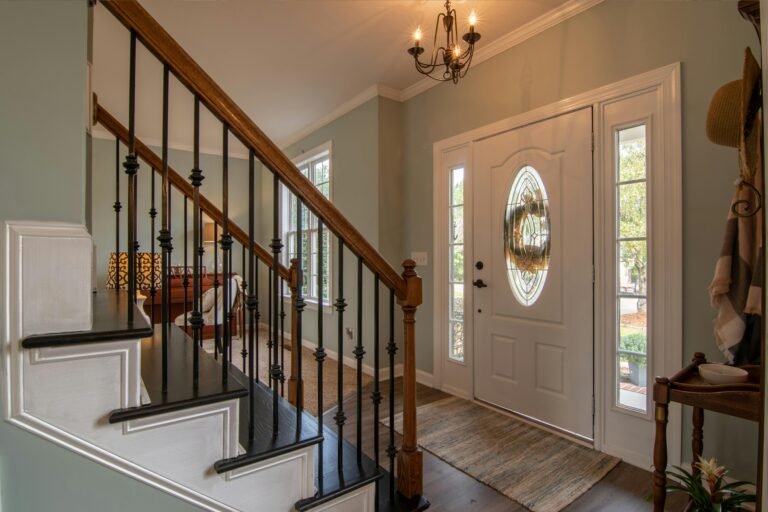 Immaculate foyer representing Mess2Miracles cleaning services in Garland, Texas.